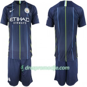 Manchester City Dres Dječji Gostujući 2018/19 Kratkih Rukava